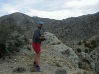 Bob Ferguson on Tin Mountain false summit.JPG (105341 bytes)